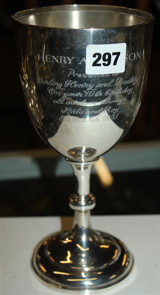 Silver trophy
